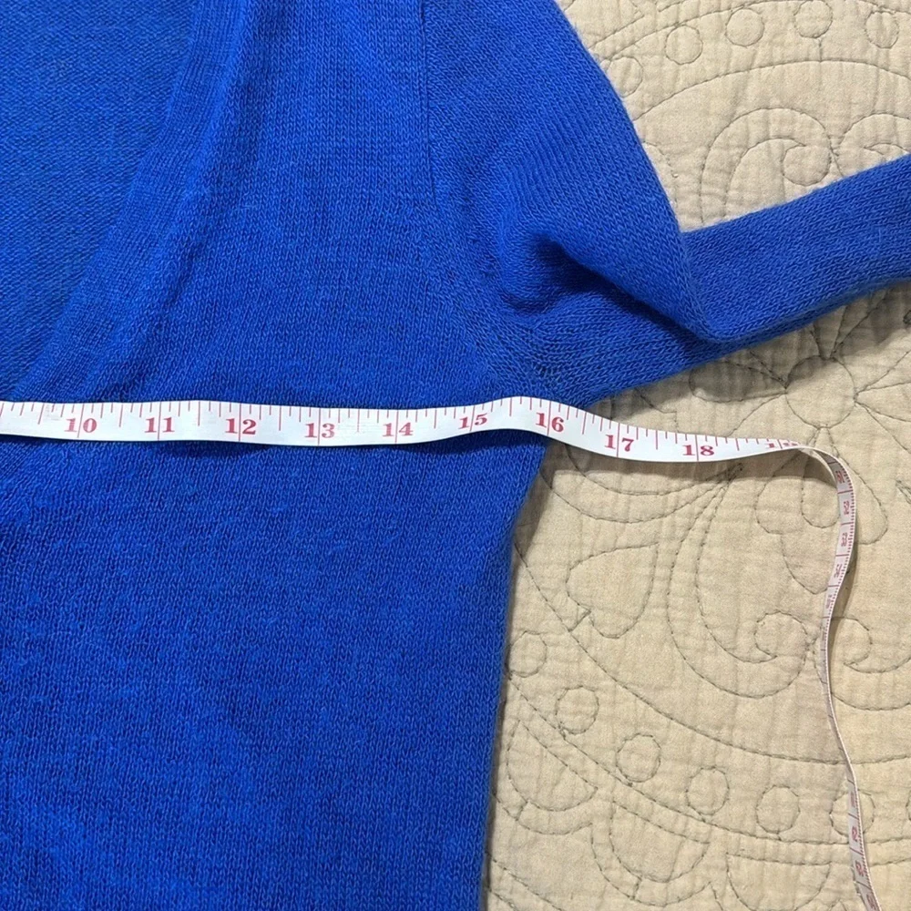 J Crew Twee Italian Spun Alpaca Blend Blue Cardigan‎